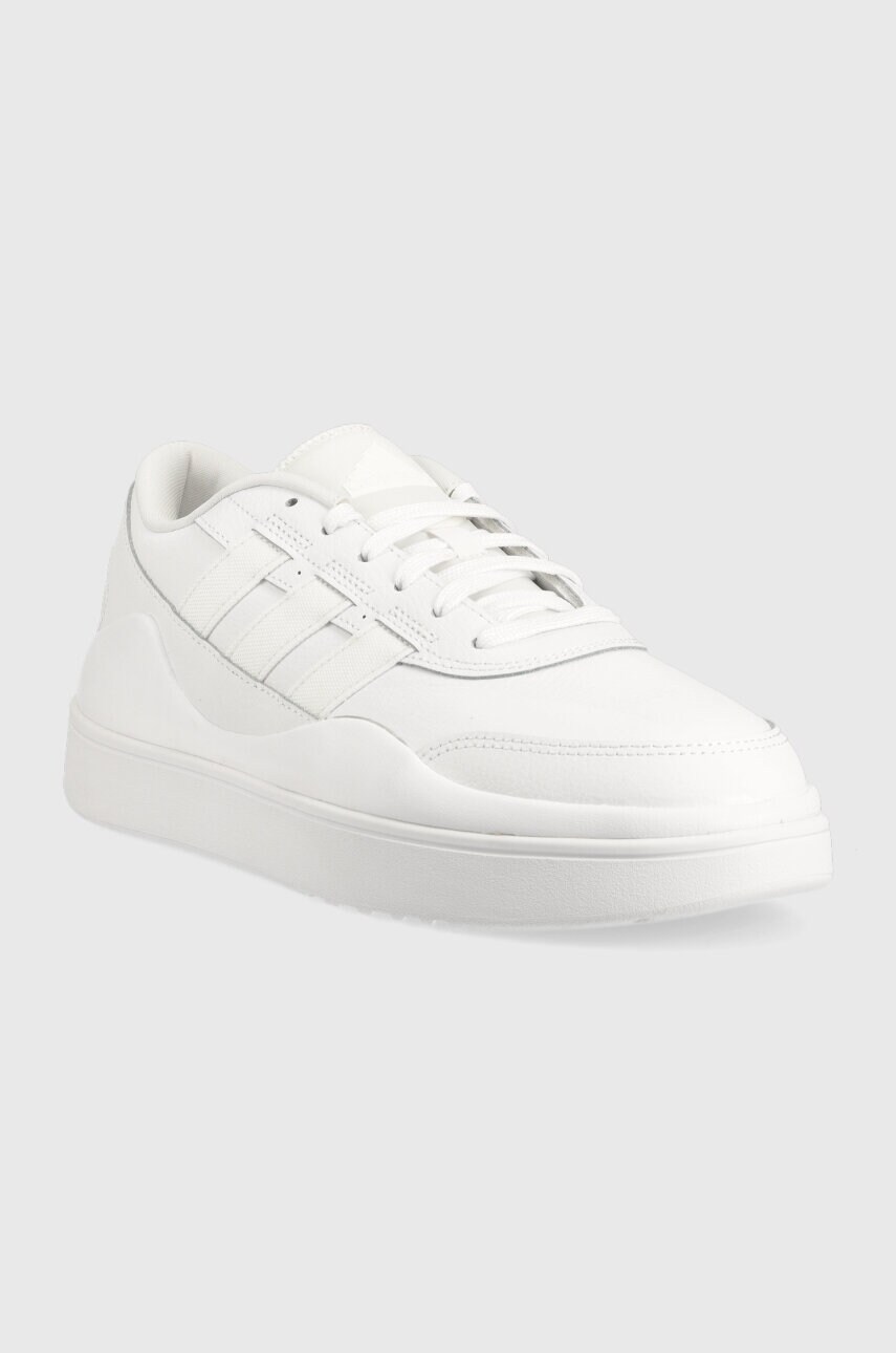 Шкіряні кросівки adidas OSADE колір білий
