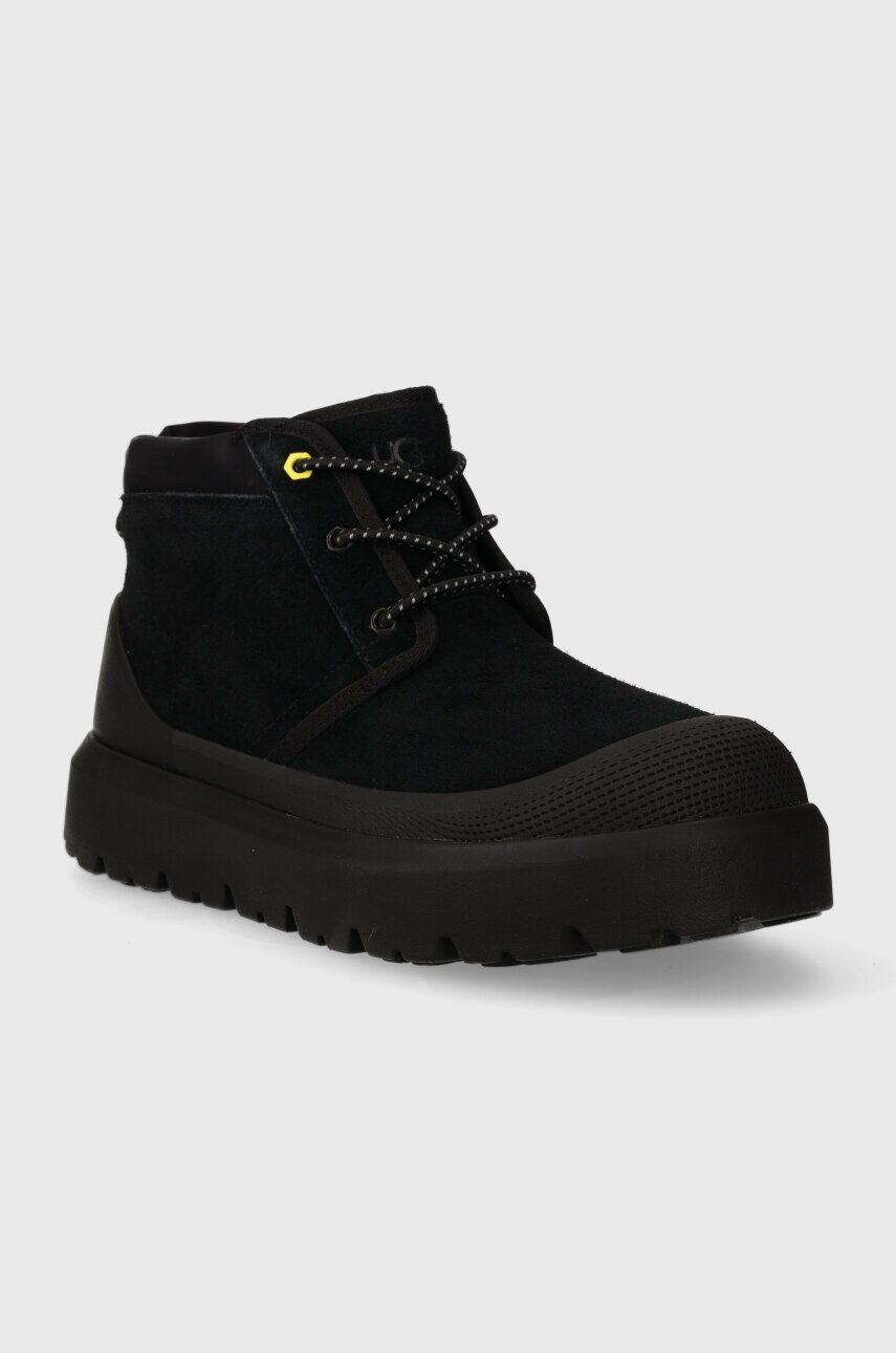 Замшеві кросівки UGG Neumel Weather Hybrid чоловічі колір чорний 1143991