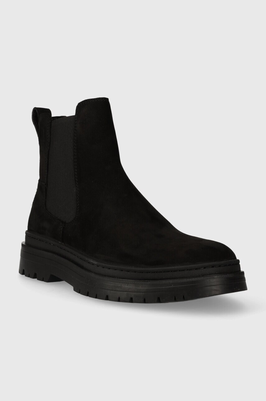 Замшеві черевики Vagabond Shoemakers JAMES чоловічі колір чорний 5680.150.20