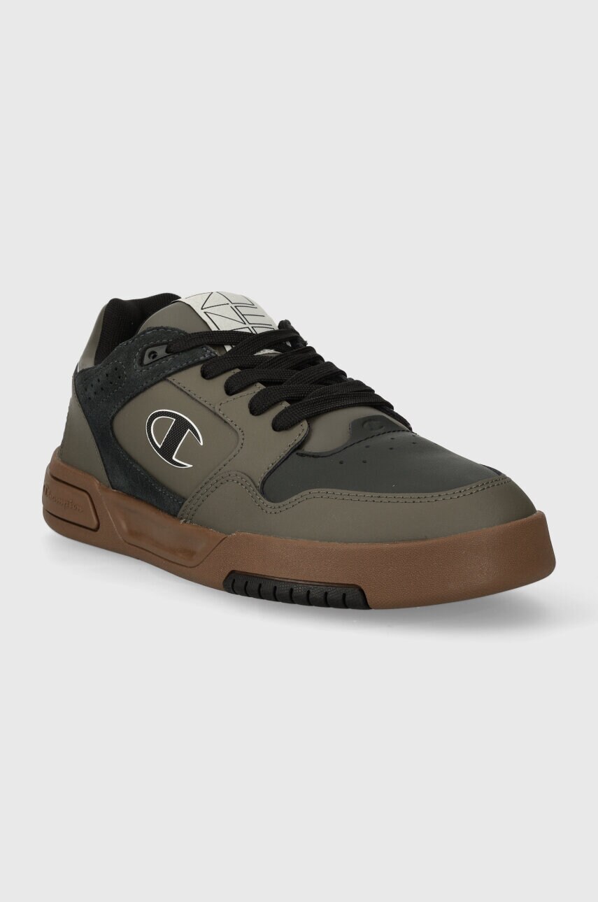 Шкіряні кросівки Champion Z80 SKATE Low колір зелений