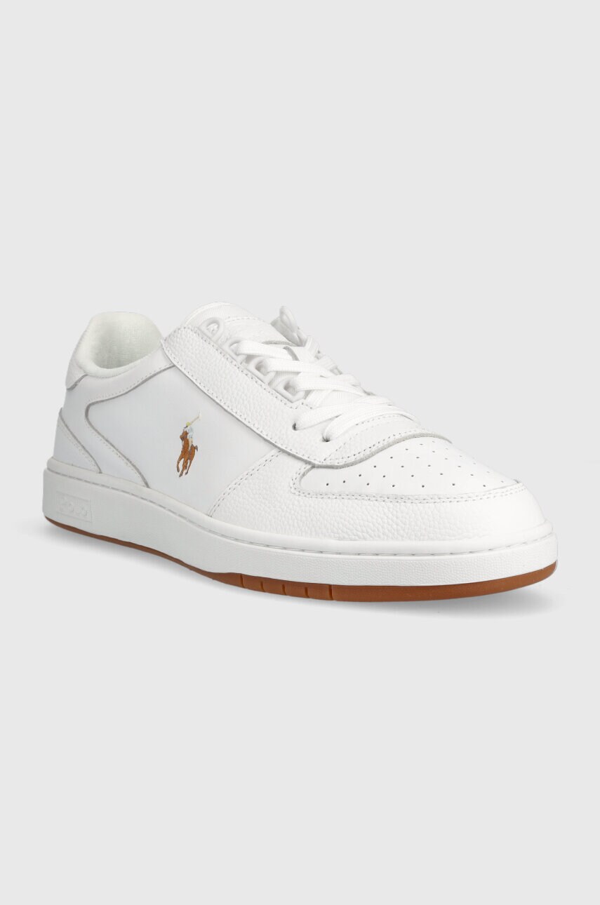 Шкіряні кросівки Polo Ralph Lauren Hanford колір коричневий 809877610004