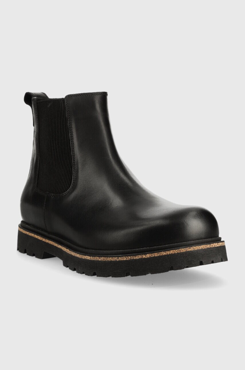 Шкіряні черевики Birkenstock Highwood чоловічі колір чорний 1025764
