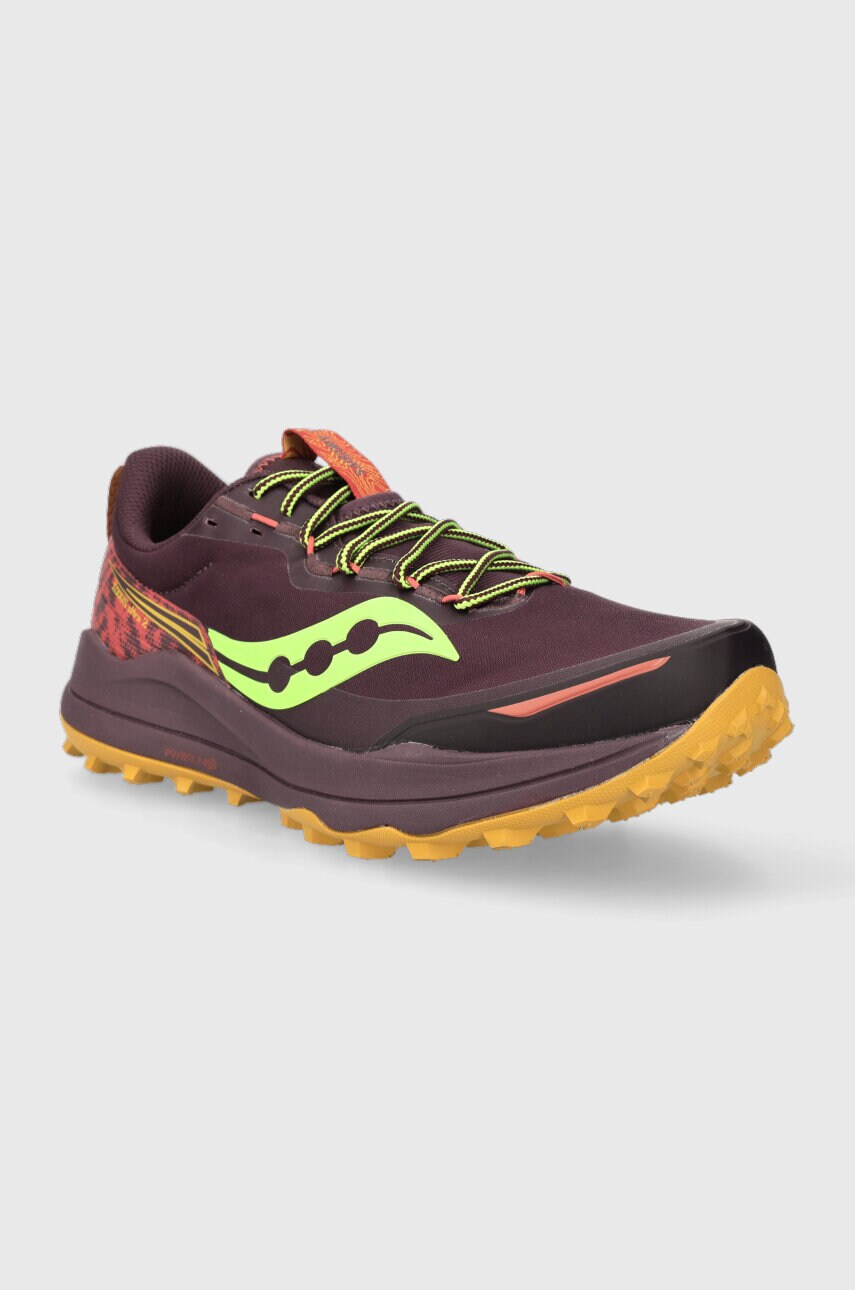 Бігові кросівки Saucony Xodus Ultra 2 колір бордовий