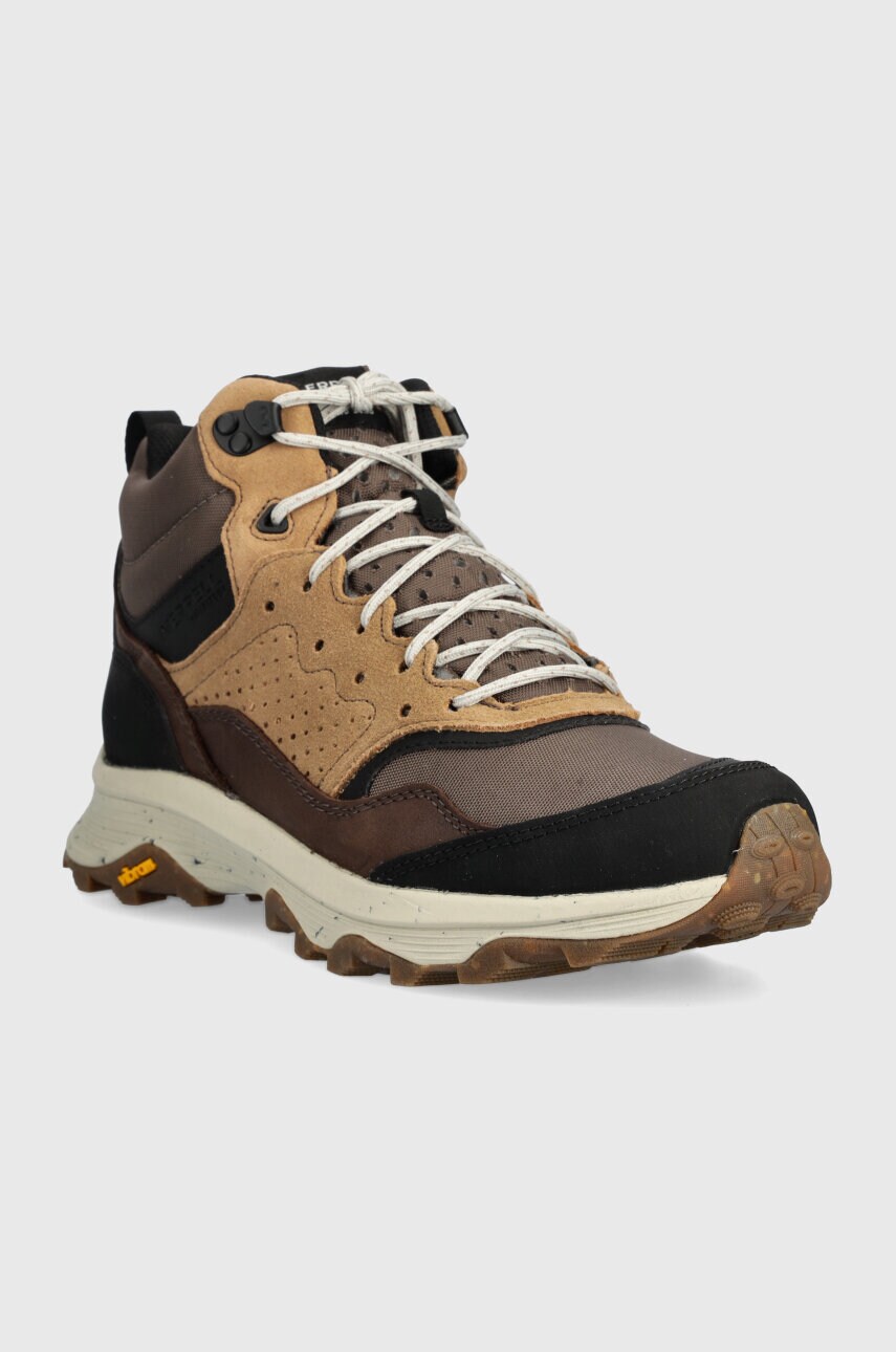 Черевики Merrell Speed Solo Mid WP чоловічі колір коричневий