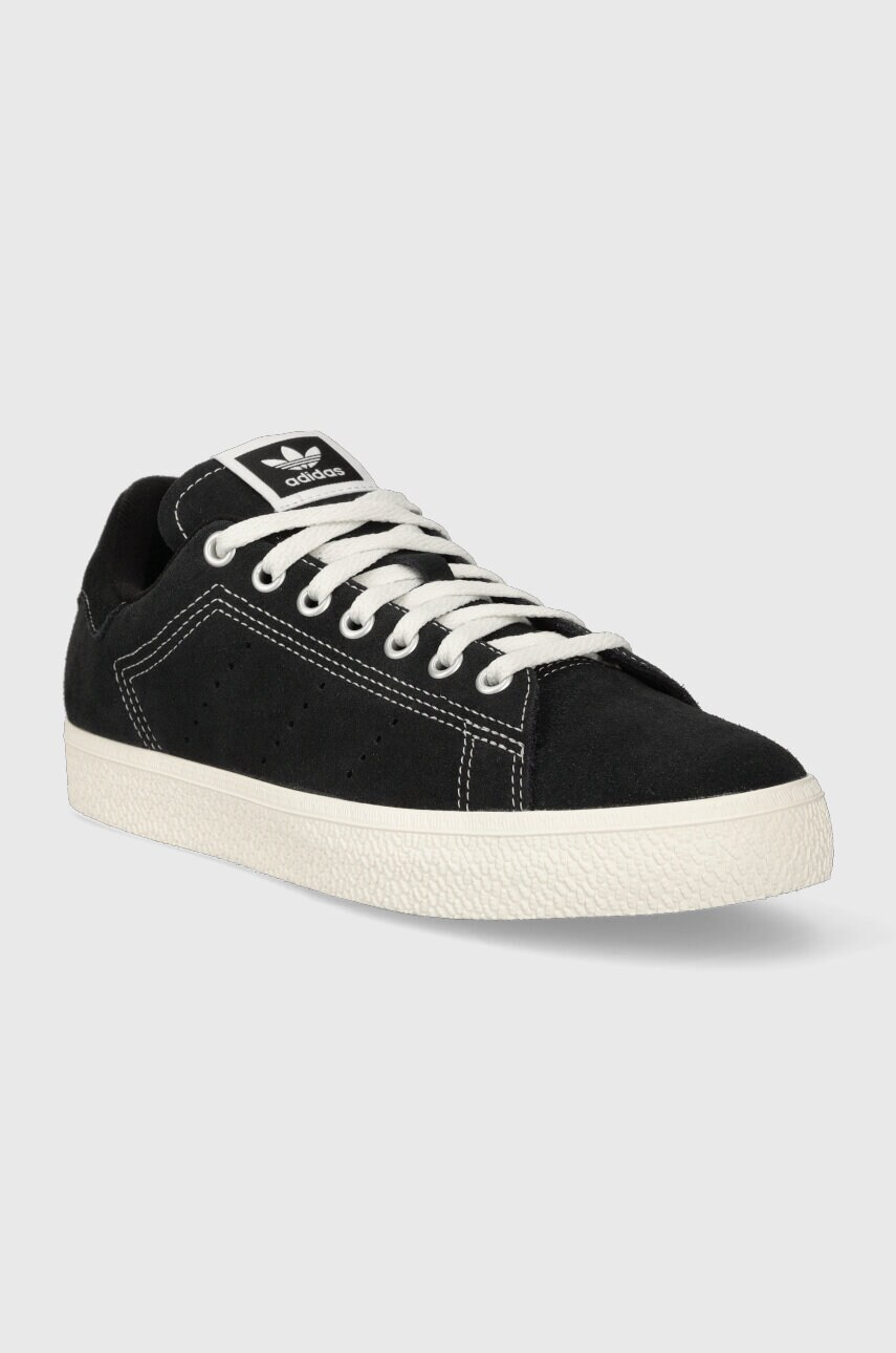 Замшеві кросівки adidas Originals Stan Smith CS колір чорний