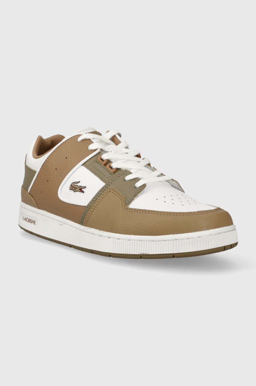 Шкіряні кросівки Lacoste COURT CAGE 223 2 SFA колір коричневий 46SFA0041