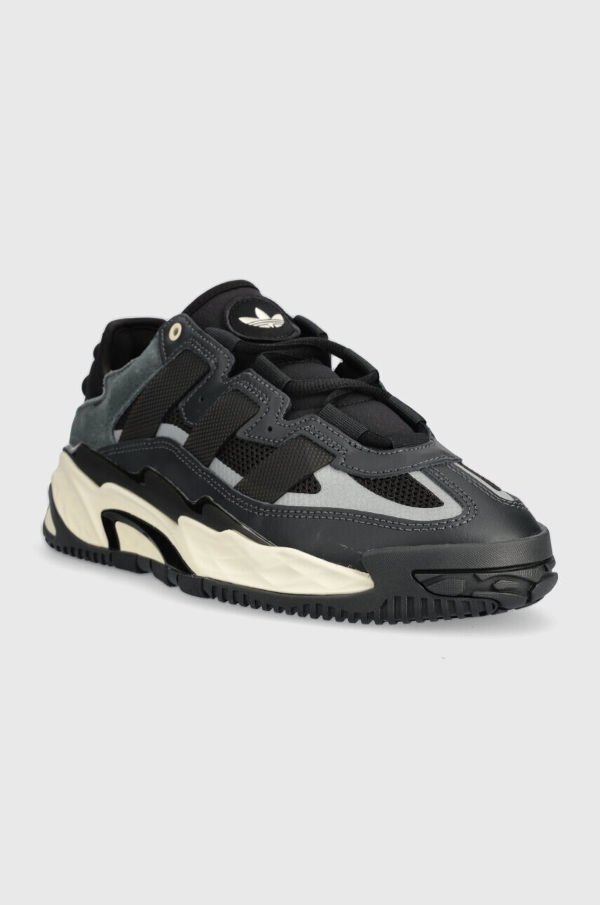 Шкіряні кросівки adidas Originals колір чорний