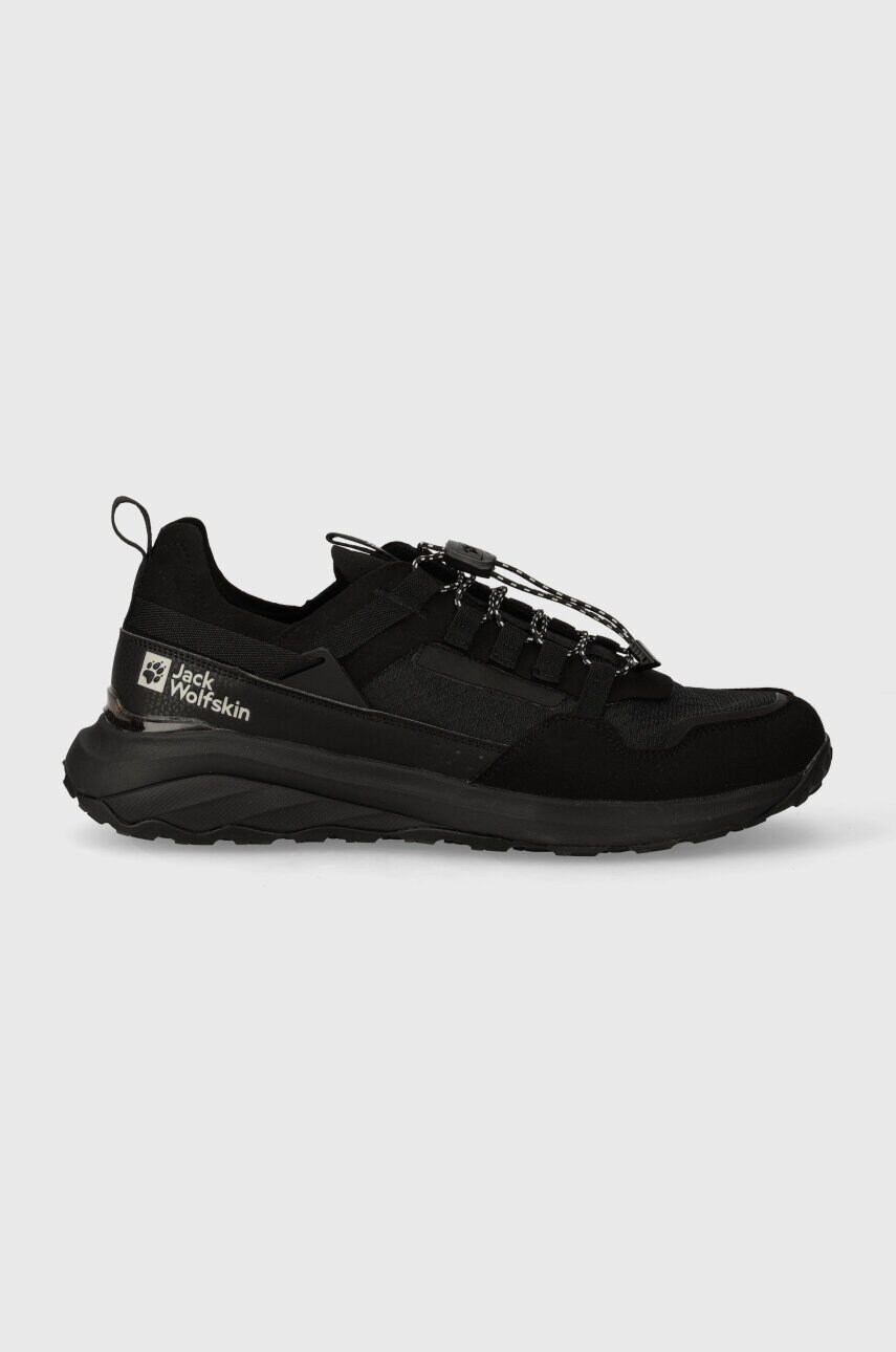 Черевики Jack Wolfskin Dromoventure Athletic Low чоловічі колір чорний