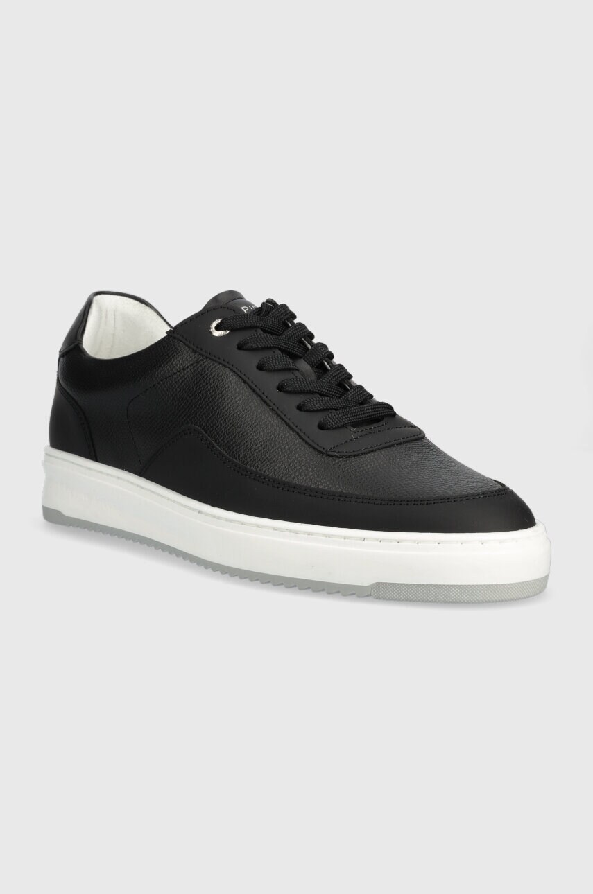 Шкіряні кросівки Filling Pieces колір чорний