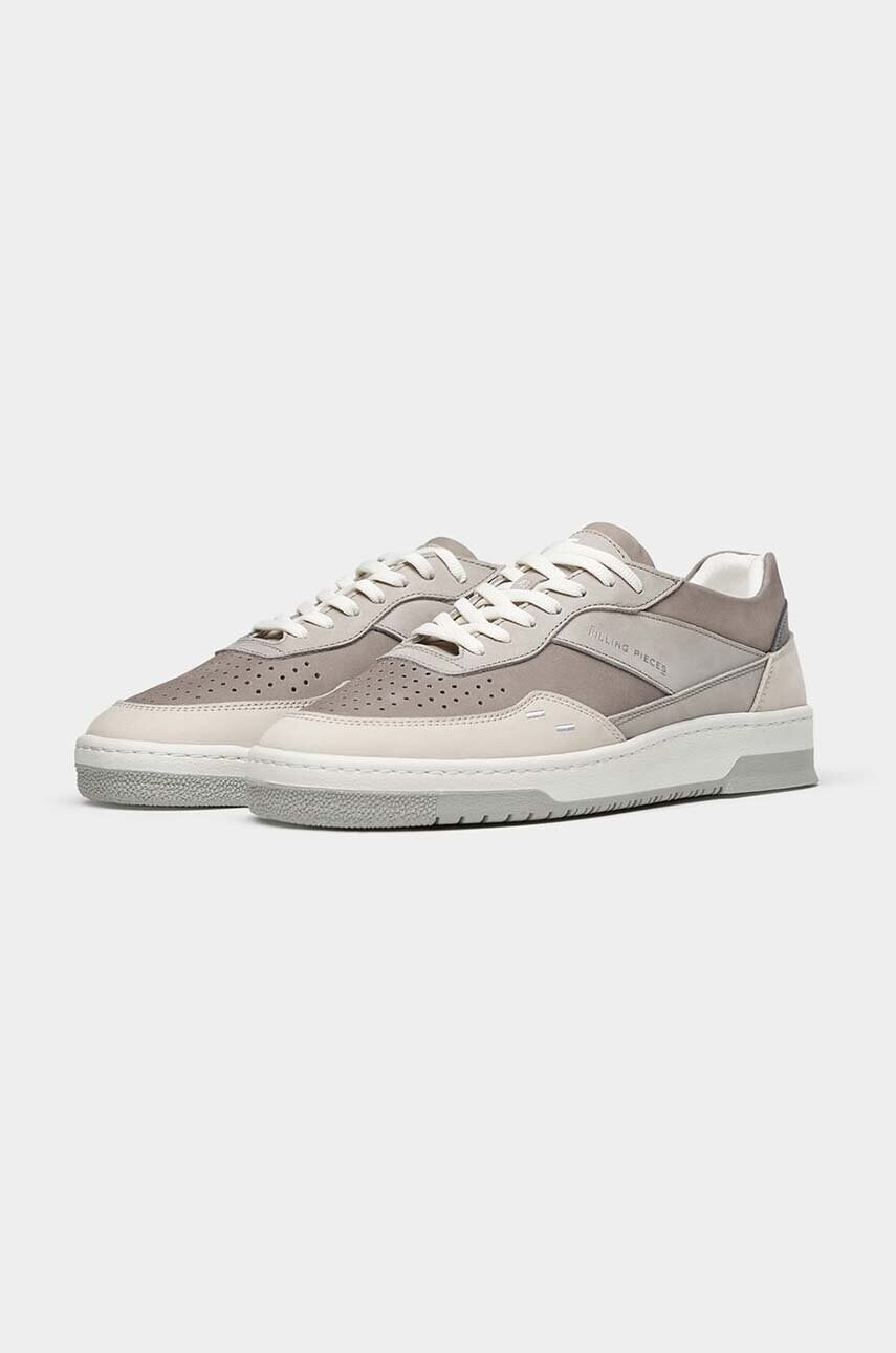 Замшеві кросівки Filling Pieces колір сірий