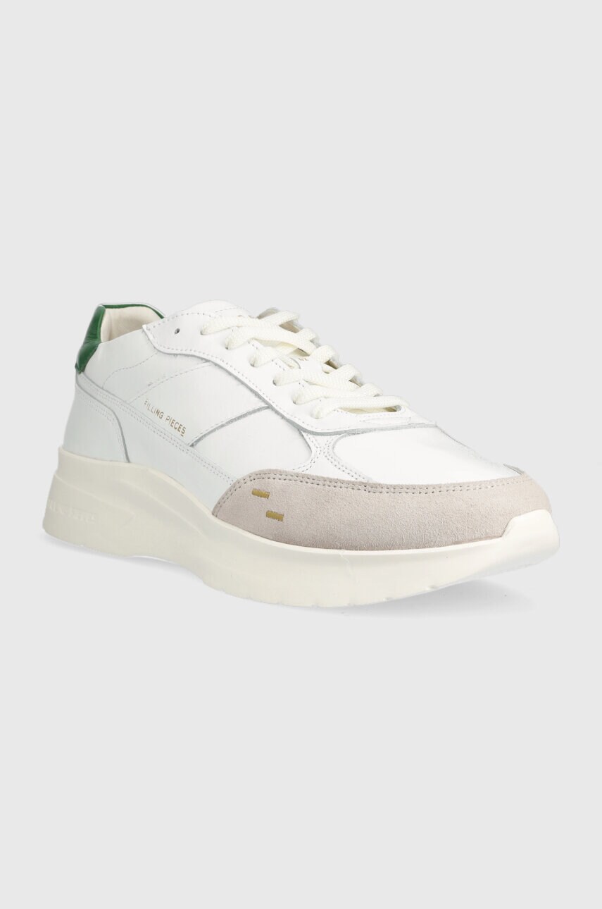 Шкіряні кросівки Filling Pieces Jet Runner колір білий 17127361901