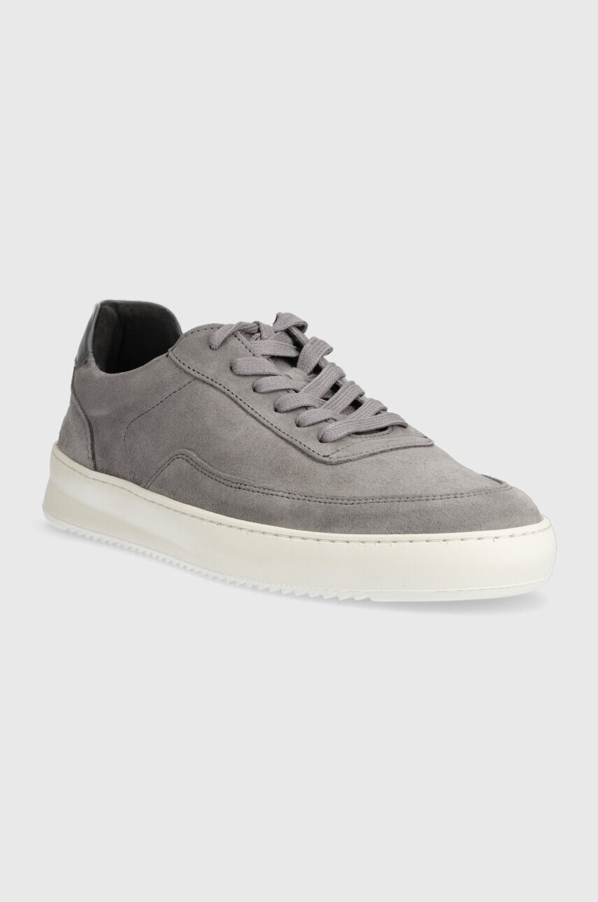 Замшеві кросівки Filling Pieces колір сірий