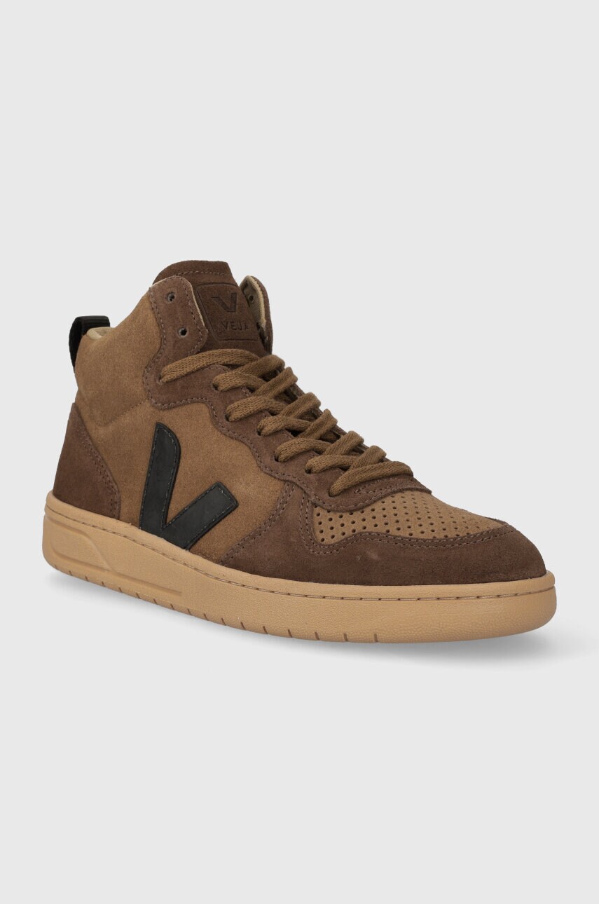 Кросівки Veja V-15 Suede колір коричневий VQ0303310B