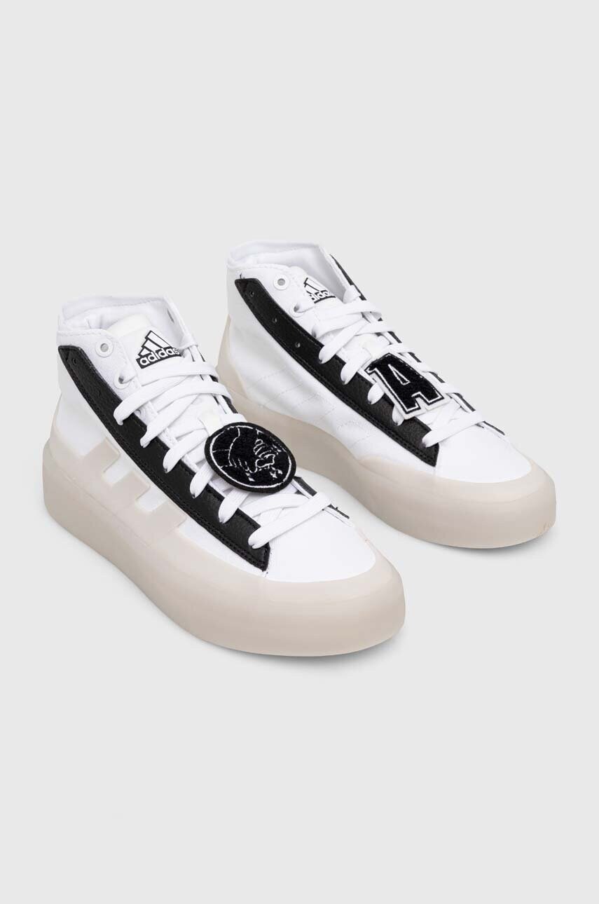 Кеди adidas ZNSORED HI колір білий