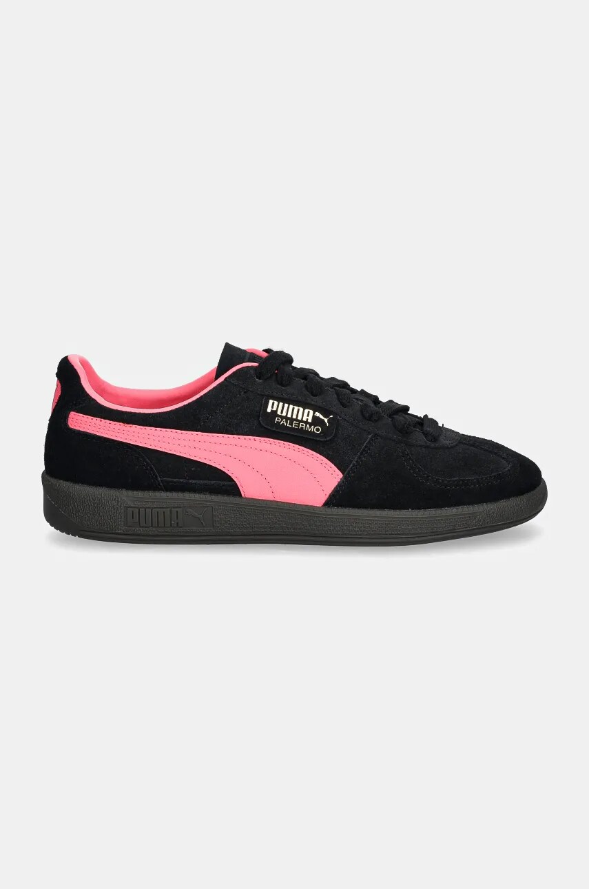 Замшеві кросівки Puma Palermo Cobalt Glaze колір чорний 396463