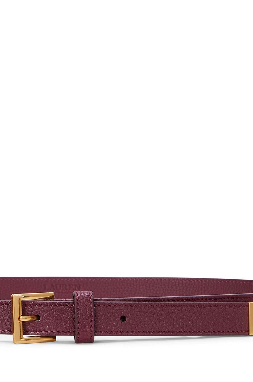 Купити Шкіряний ремінь Lauren Ralph Lauren жіночий колір коричневий 412912036 – головне зображення