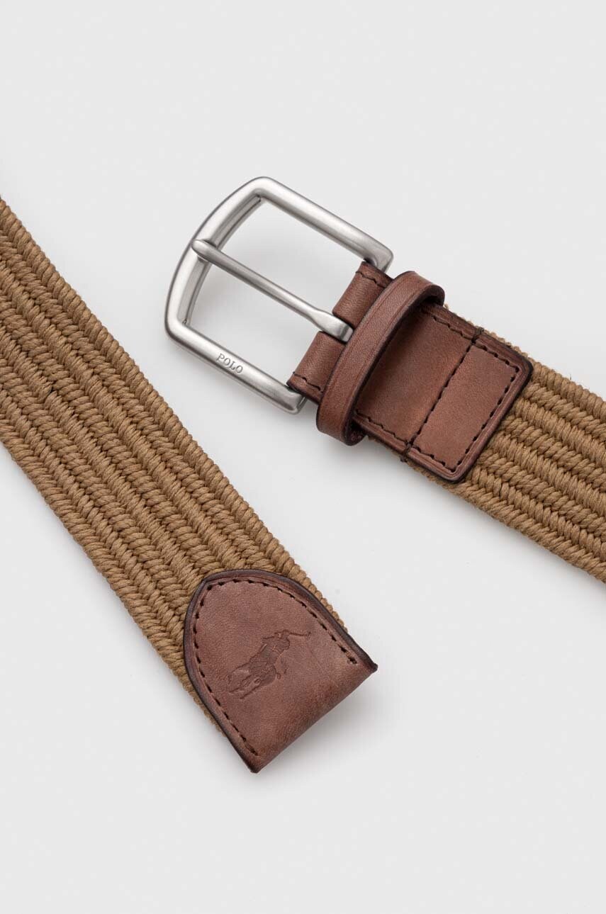 Ремінь Polo Ralph Lauren чоловічий колір зелений