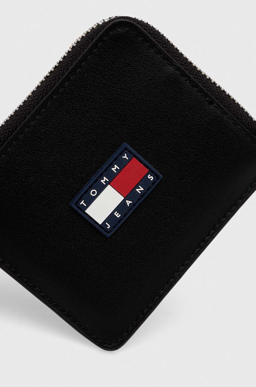 Гаманець Tommy Jeans чоловічий колір чорний