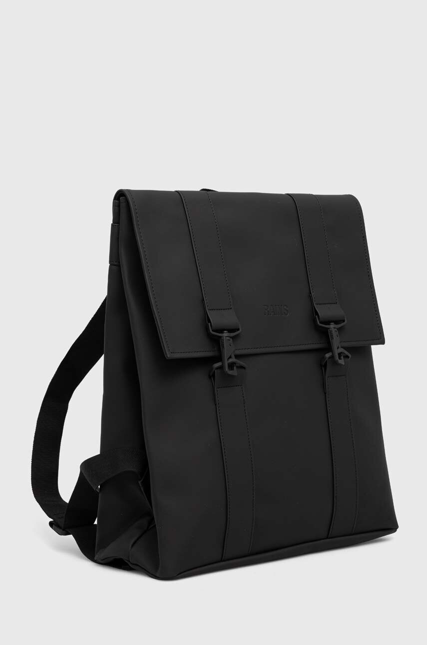 Рюкзак Rains 13300 Backpacks колір чорний великий однотонний