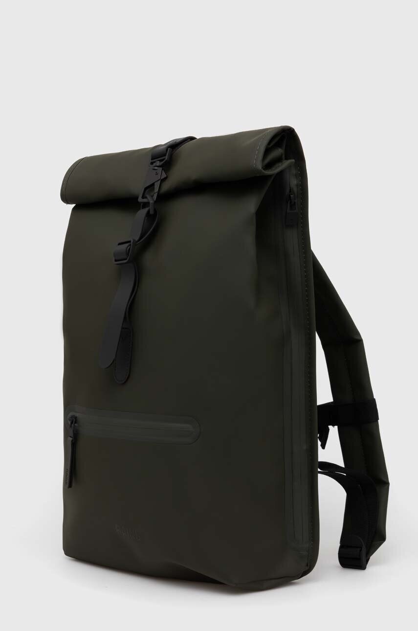 Рюкзак Rains 13320 Backpacks колір зелений великий однотонний