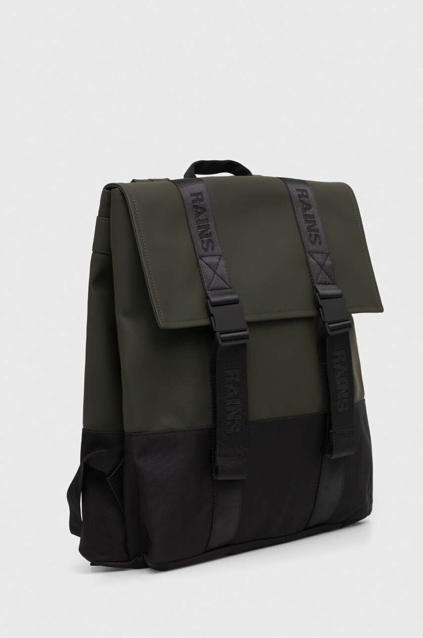 Рюкзак Rains 14310 Backpacks колір зелений великий однотонний