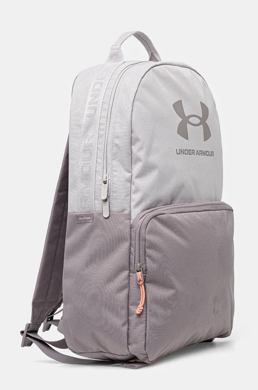 Рюкзак Under Armour колір сірий великий з принтом