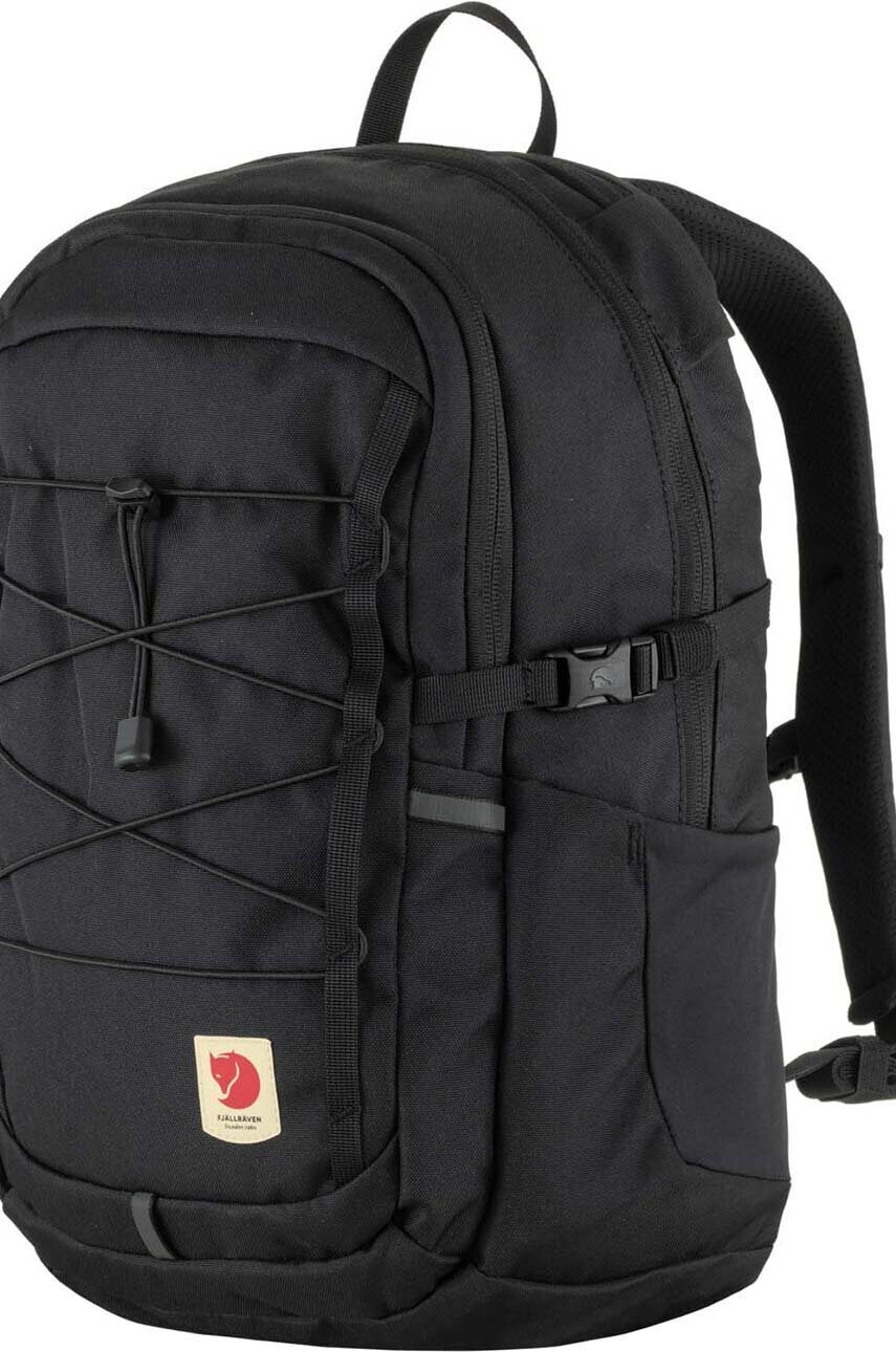 Рюкзак Fjallraven Skule 20 колір чорний великий однотонний