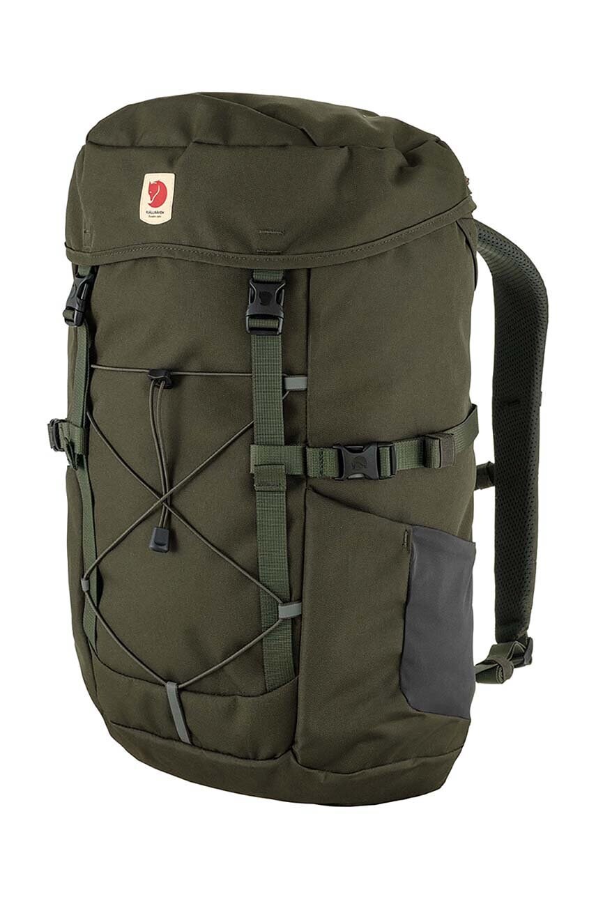 Рюкзак Fjallraven F23350.662 Skule Top 26 колір зелений великий однотонний