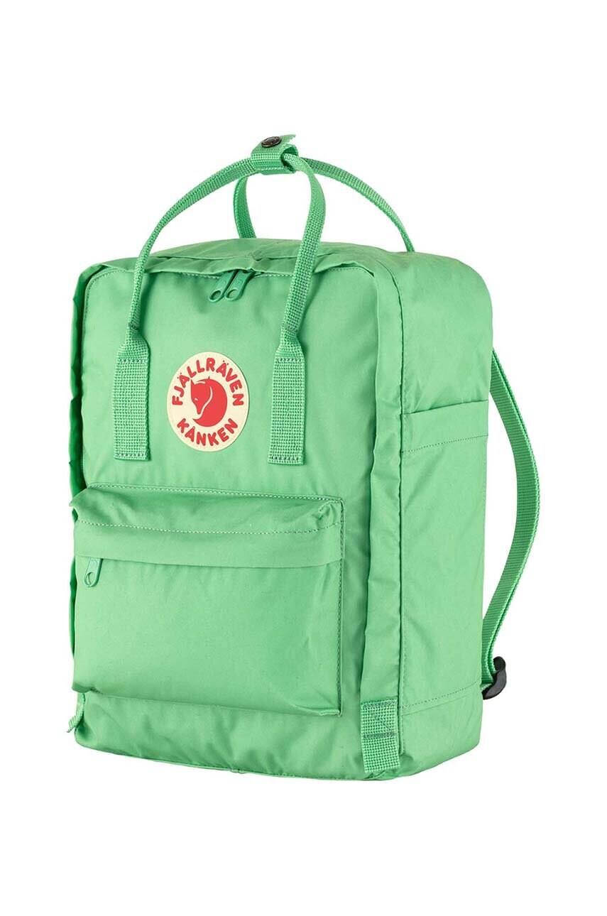 Рюкзак Fjallraven F23510.663 Kanken колір зелений великий однотонний