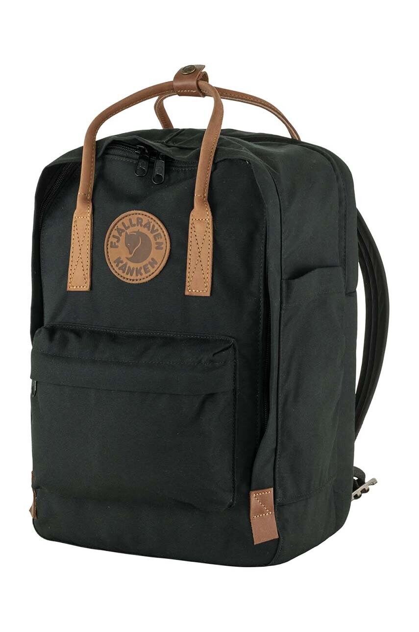 Рюкзак Fjallraven F23803.550 Kanken no. 2 Laptop 15 колір чорний великий однотонний
