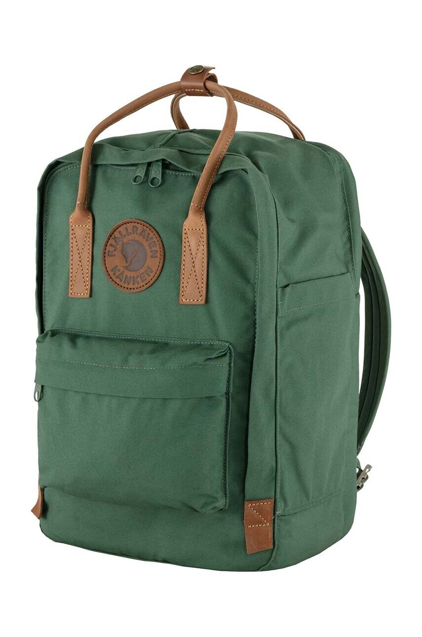 Рюкзак Fjallraven F23803.679 Kanken no. 2 Laptop 15 колір зелений великий однотонний