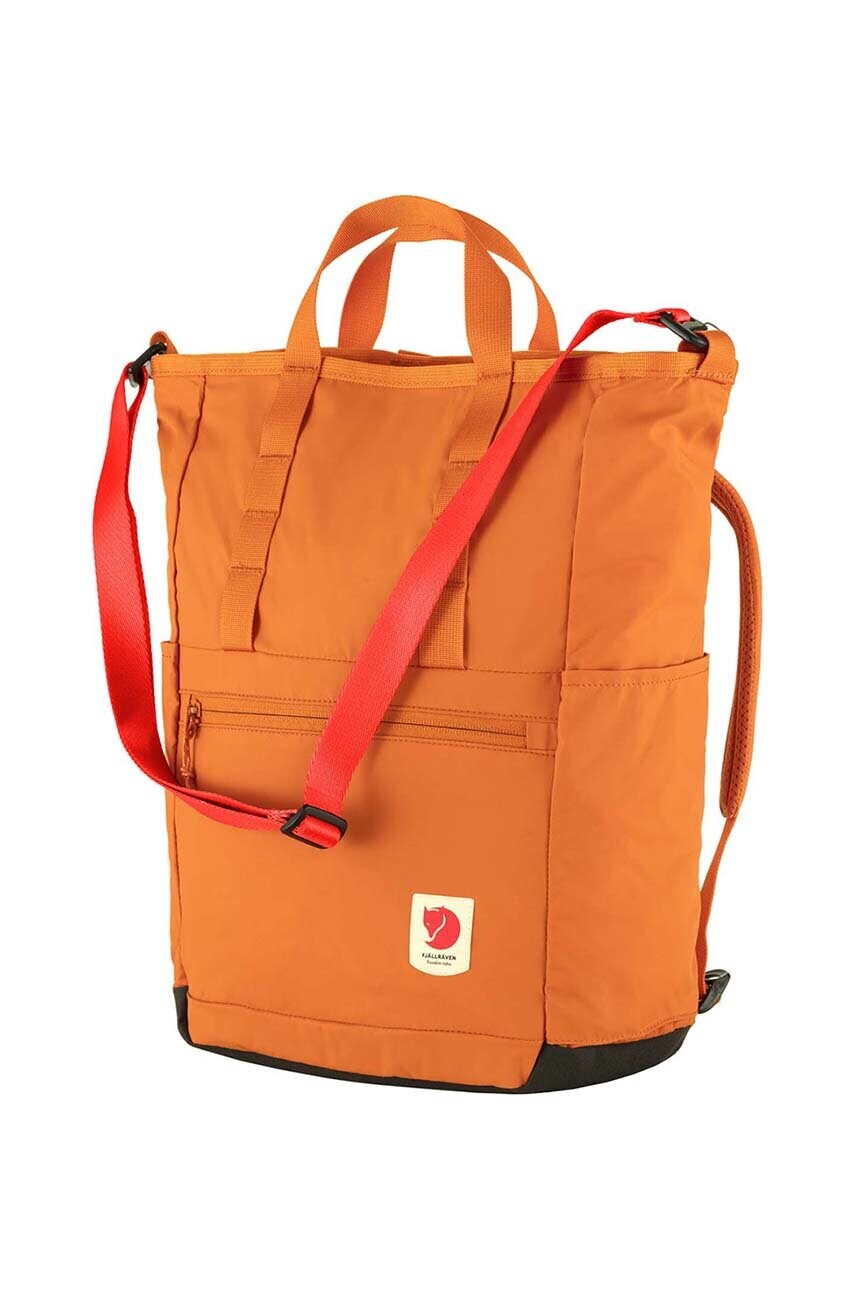Рюкзак Fjallraven High Coast Totepack колір помаранчевий великий однотонний