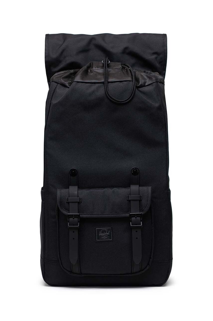 Рюкзак Herschel 11390-05881-OS Little America Backpack колір чорний великий однотонний
