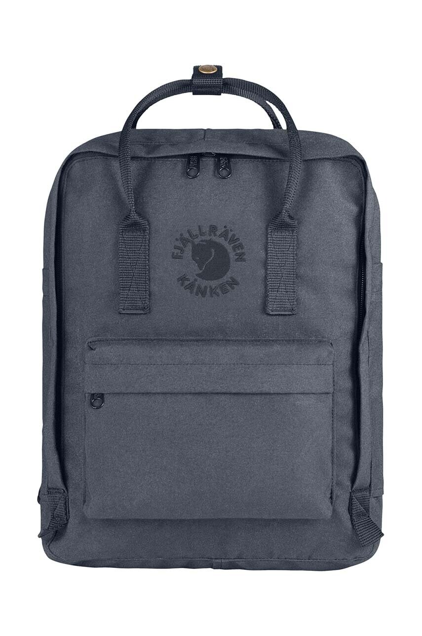 Рюкзак Fjallraven Re-Kanken колір сірий великий однотонний