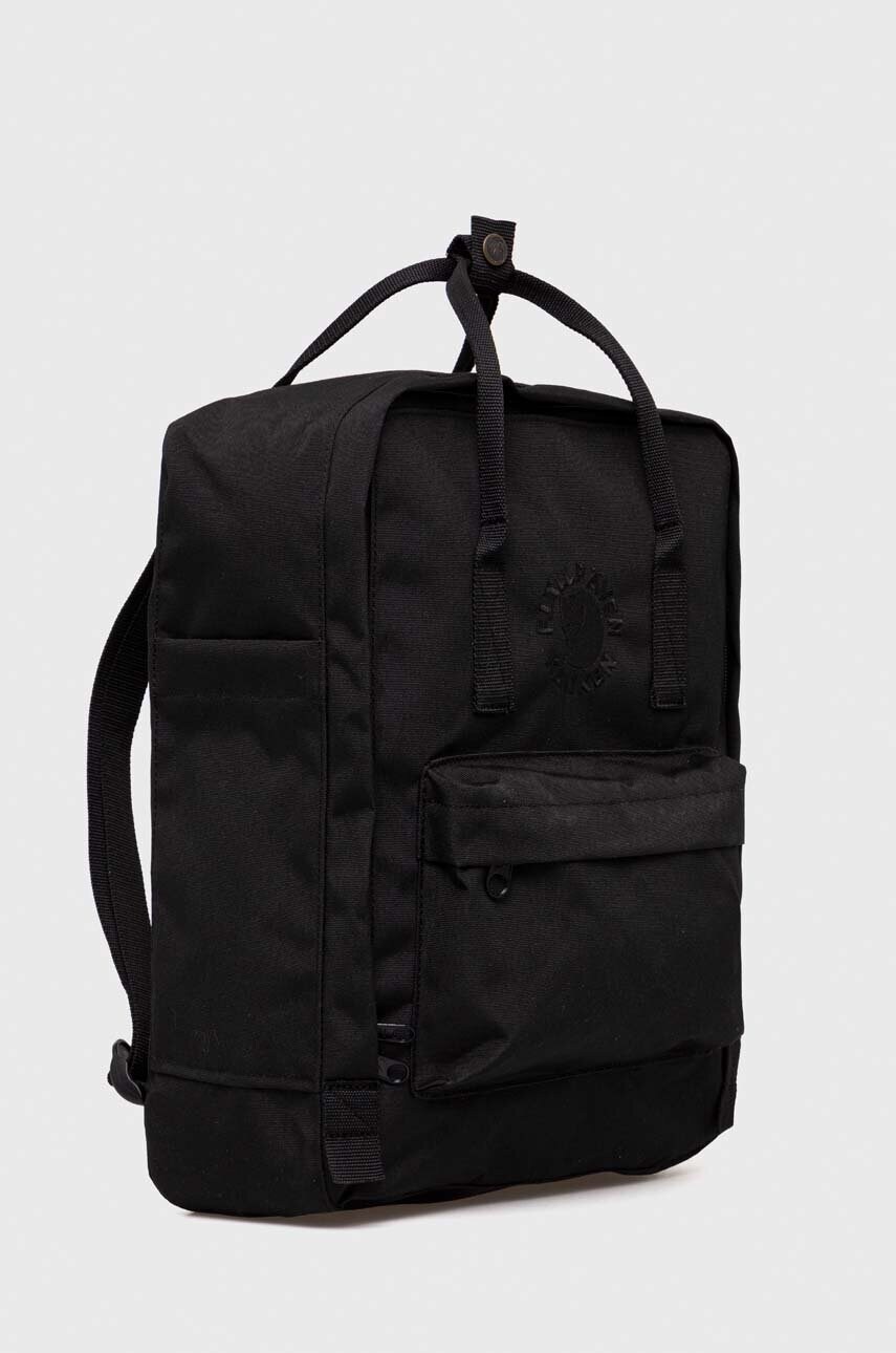 Рюкзак Fjallraven Re-Kanken колір чорний великий однотонний