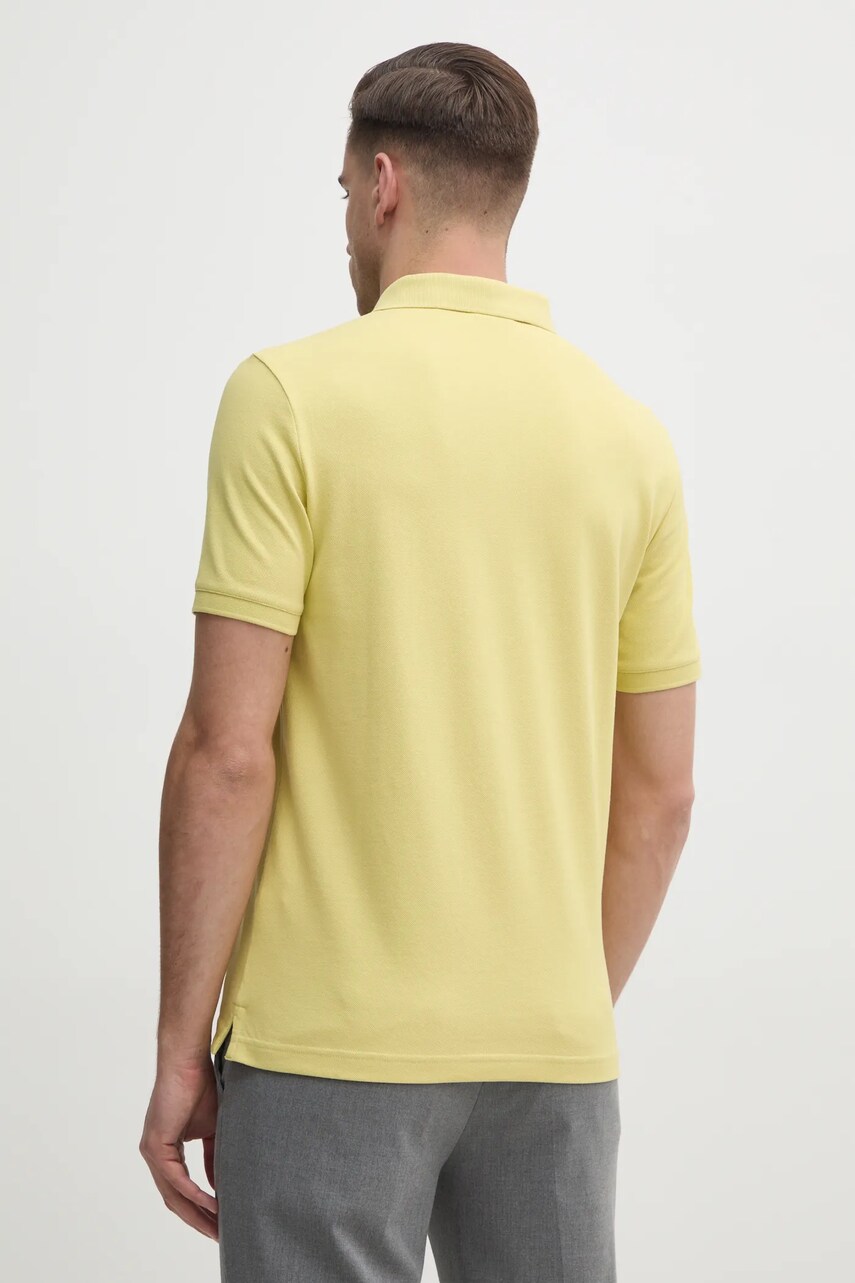 Поло Calvin Klein чоловіче колір жовтий однотонне K10K111196