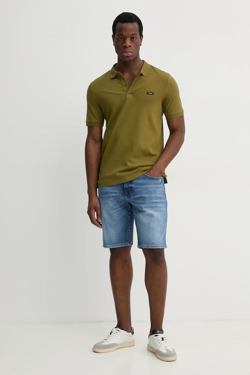 Поло Calvin Klein чоловіче однотонне K10K111196