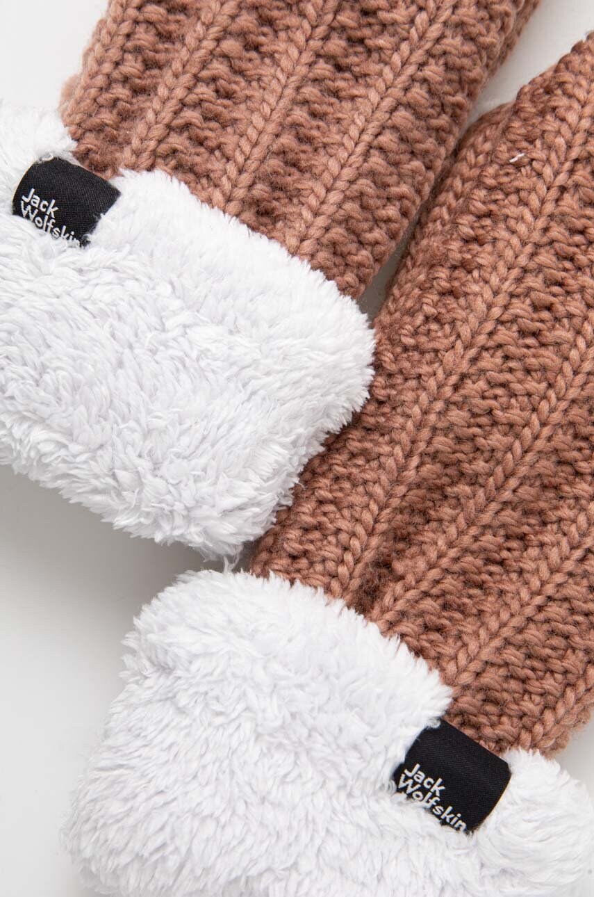Рукавички Jack Wolfskin жіночі колір рожевий