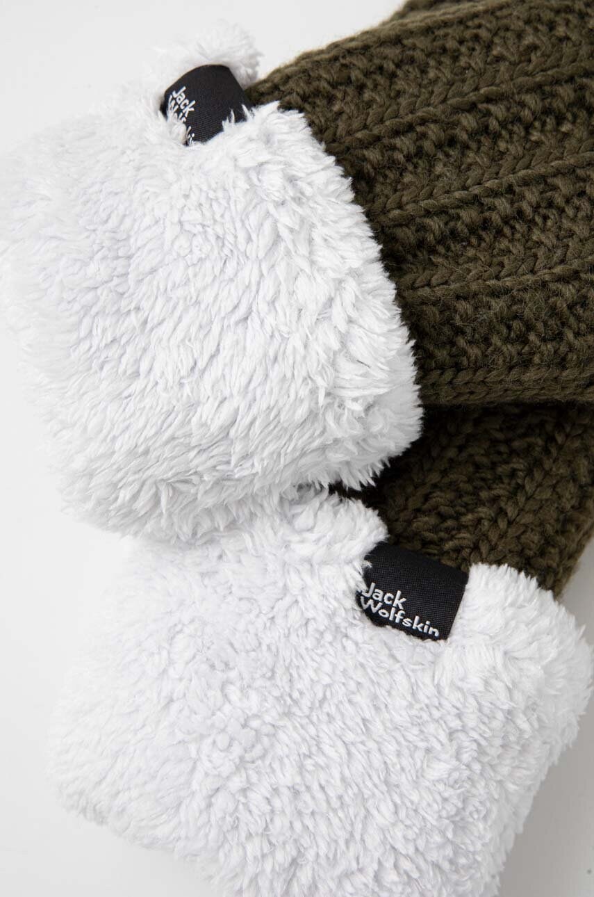 Рукавички Jack Wolfskin жіночі колір зелений