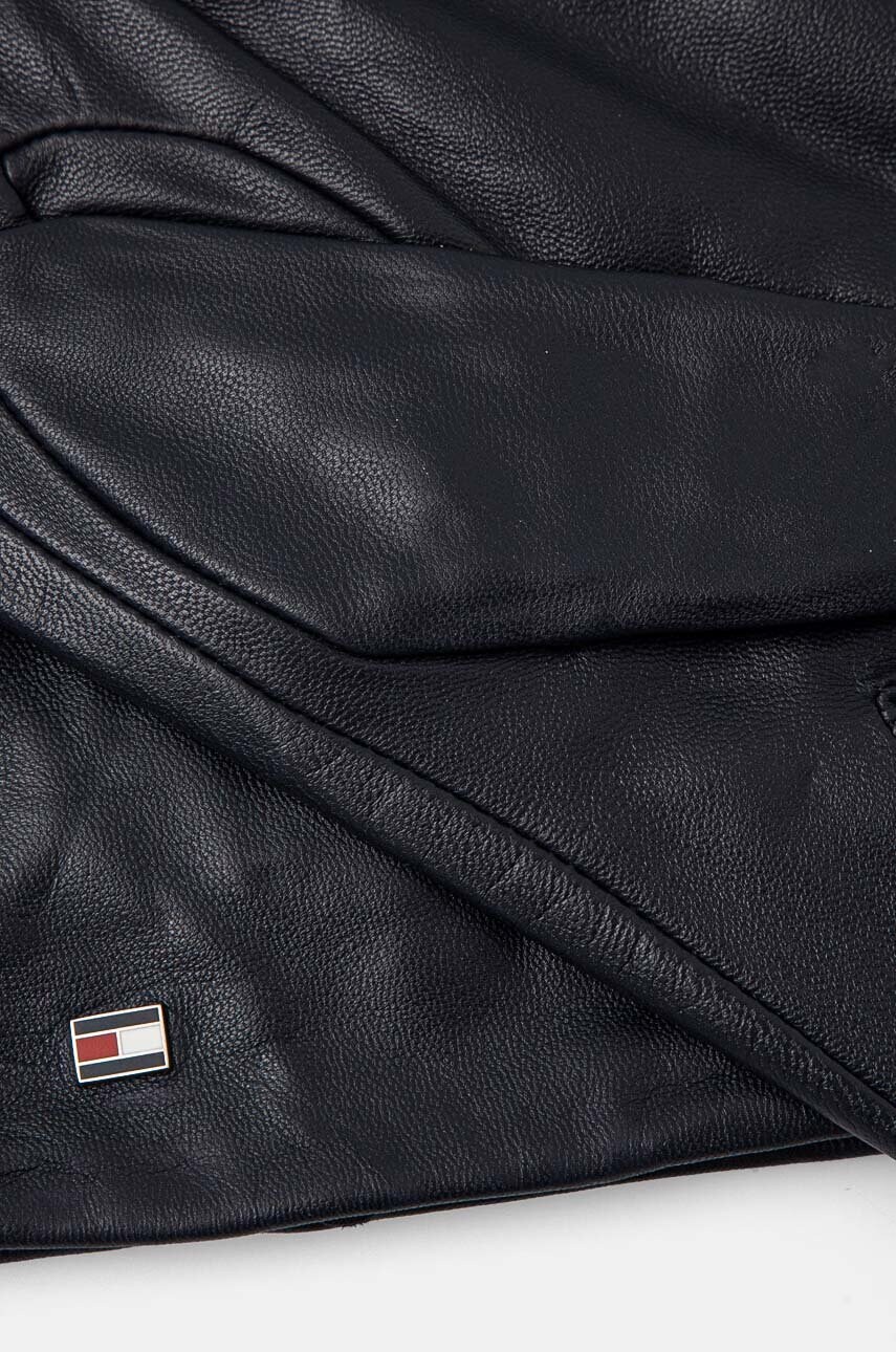 Шкіряні рукавички Tommy Hilfiger чоловічі колір коричневий