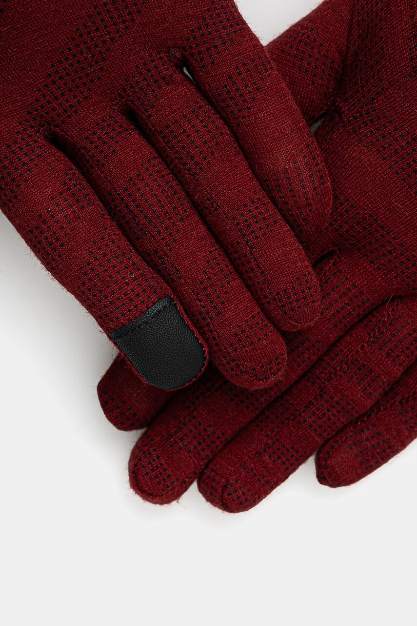 Рукавички Salewa Cristallo Merino колір бордовий 00.0000028514