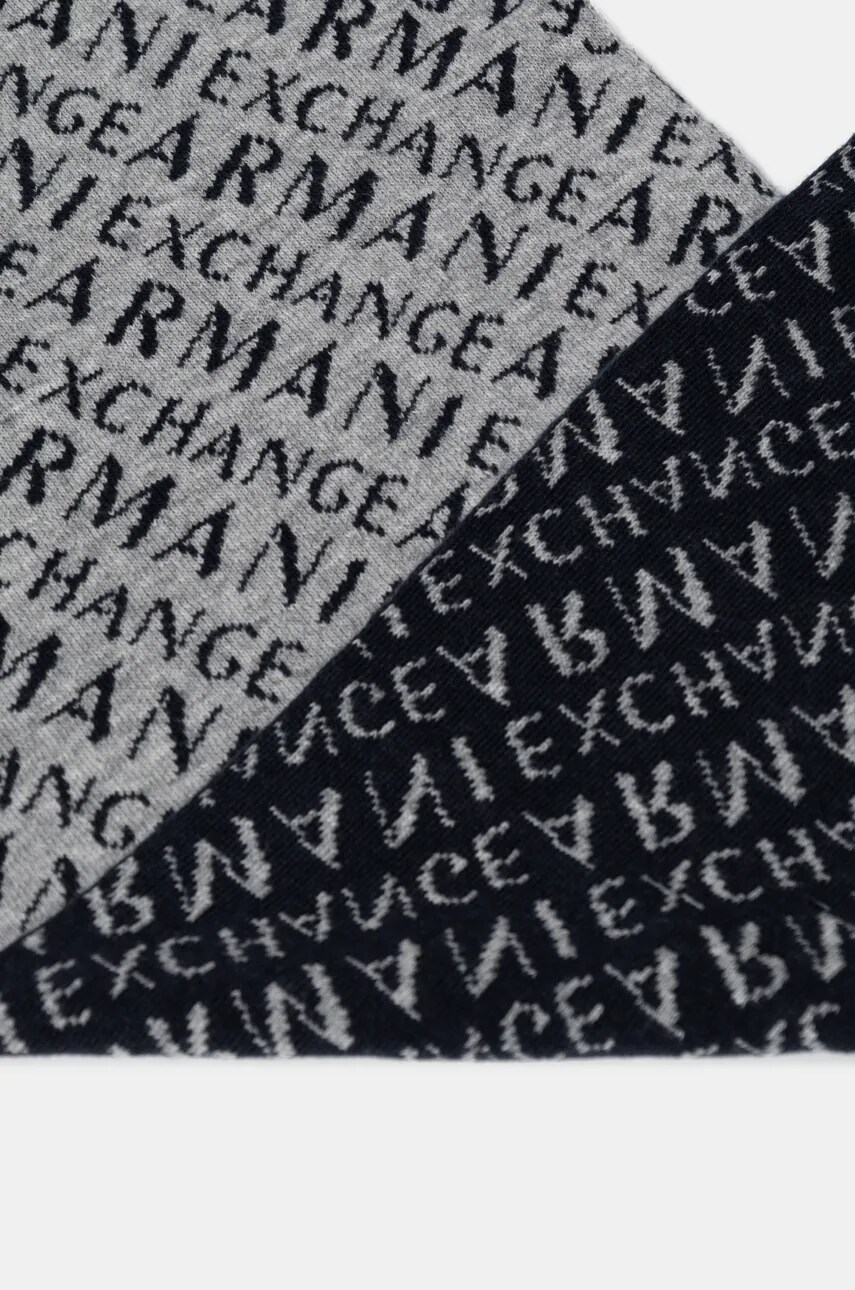Шарф Armani Exchange чоловічий колір сірий візерунок 954650 CC312