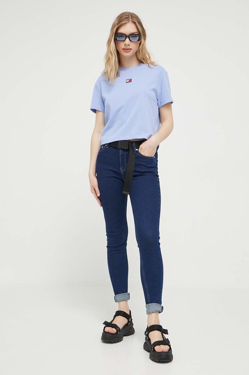 Джинси Tommy Jeans Nora жіночі колір синій