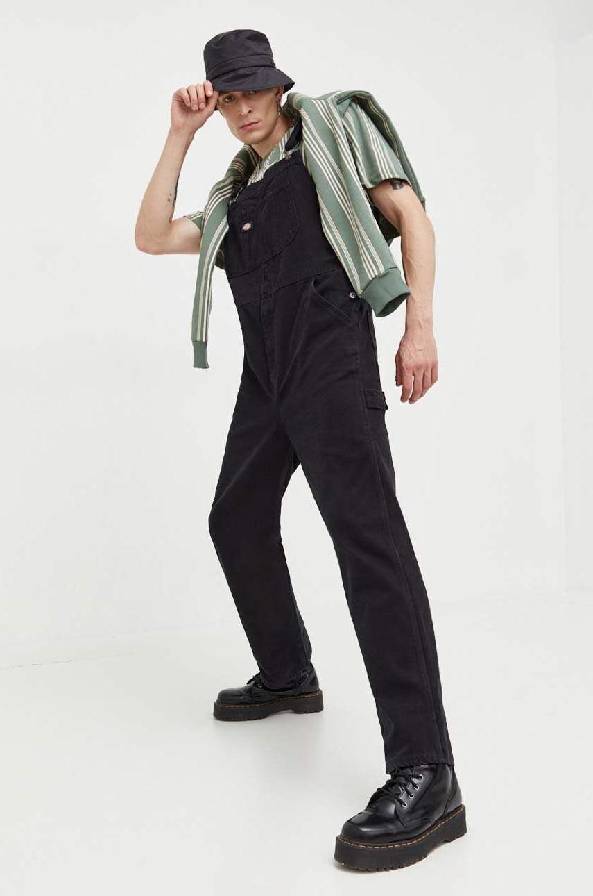 Джинсовий комбінезон Dickies колір чорний