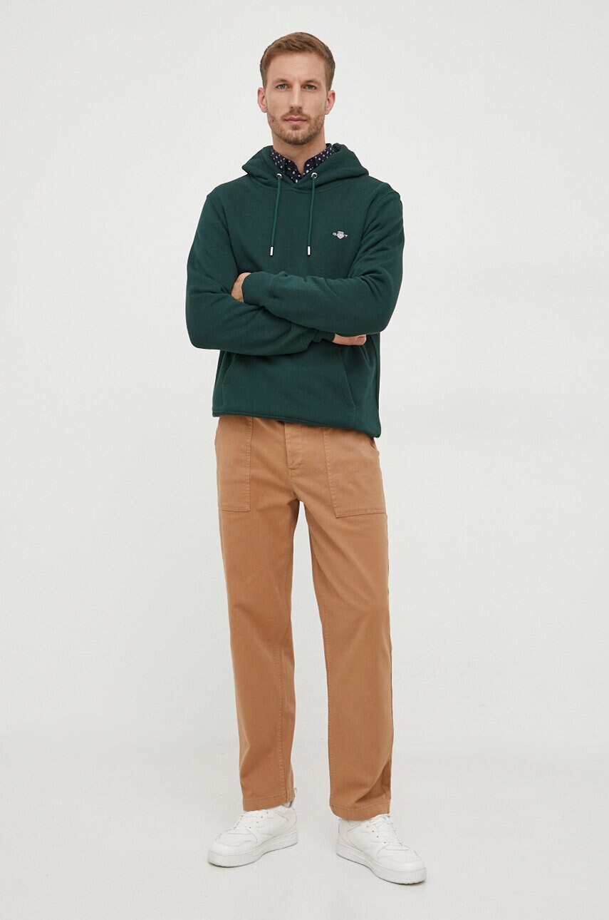 Штани United Colors of Benetton чоловічі колір бежевий пряме