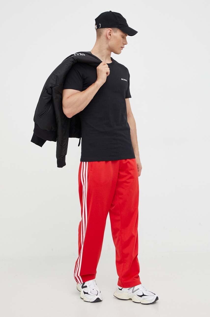 Спортивні штани adidas Originals колір червоний візерунок
