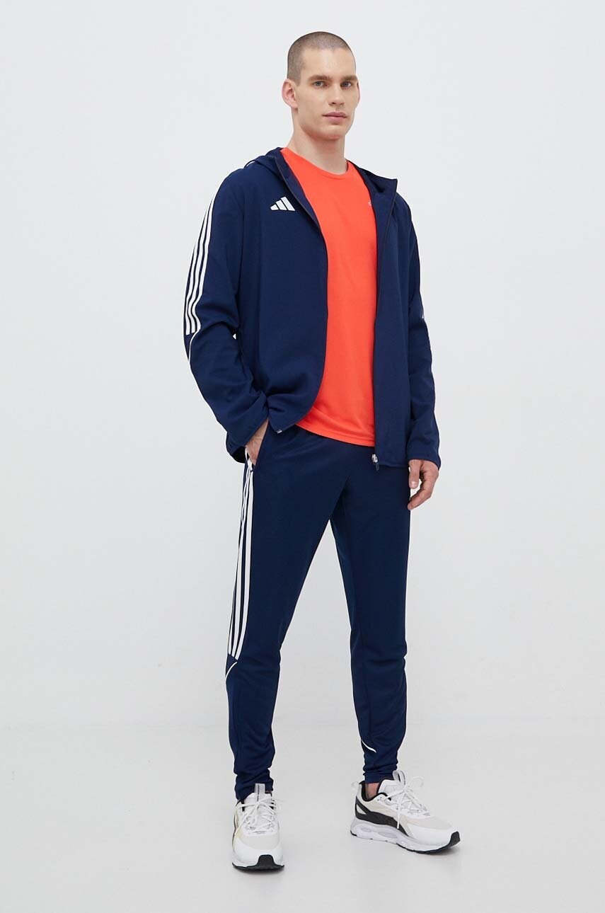Штани для тренувань adidas Performance Tiro 23 колір синій з аплікацією