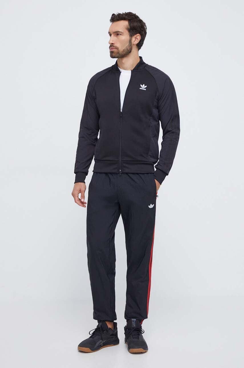 Штани adidas Originals чоловічі колір чорний візерунок