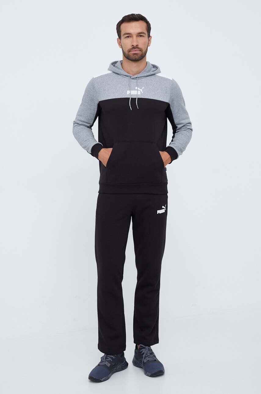 Спортивні штани Puma колір чорний меланж