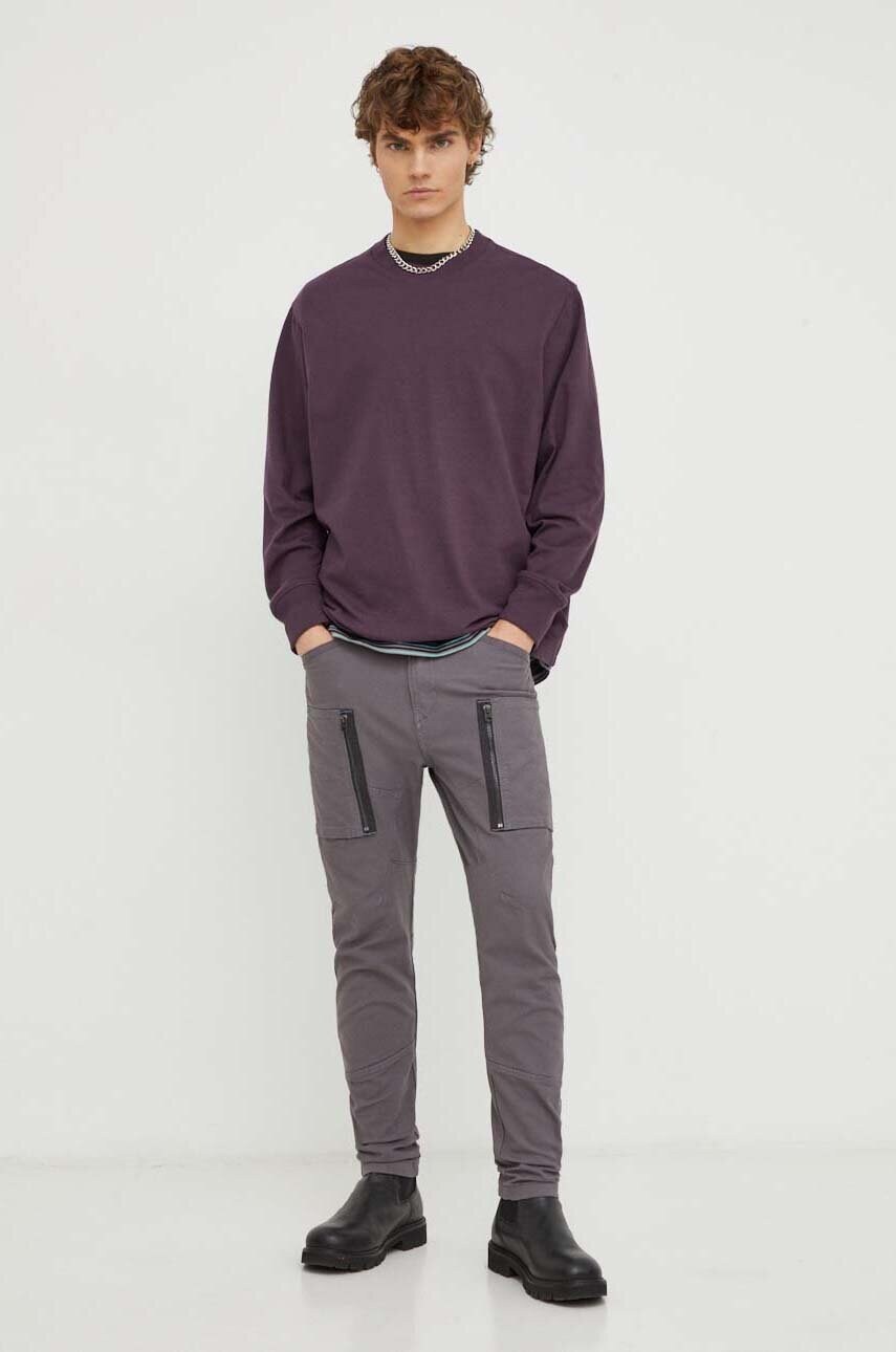 Штани G-Star Raw чоловічі колір чорний пряме